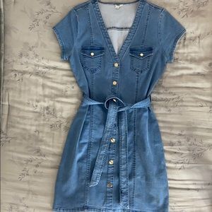 Denim dress